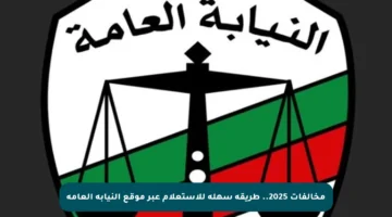 مخالفات 2025.. طريقة سهلة للاستعلام عبر موقع النيابة العامة